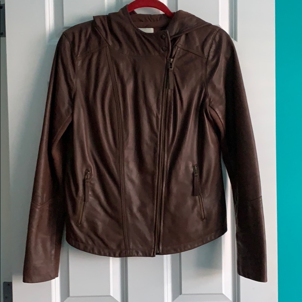 Leather jacket size M